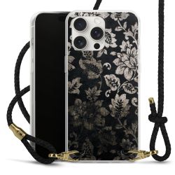 Carry Case Transparent Leather black/gold