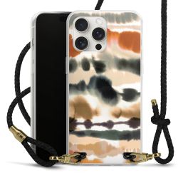 Carry Case Transparent Leather black/gold