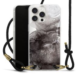 Carry Case Transparent Leather black/gold