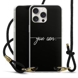 Carry Case Transparent Leather black/gold