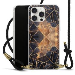 Carry Case Transparent Leather black/gold