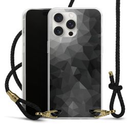 Carry Case Transparent Leather black/gold