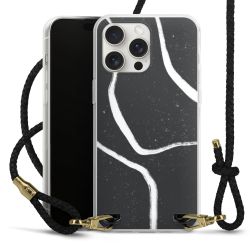 Carry Case Transparent Leather black/gold