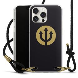 Carry Case Transparent Leather black/gold