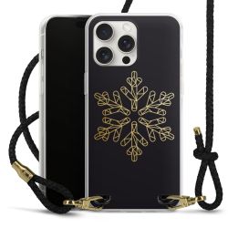 Carry Case Transparent Leather black/gold