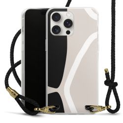 Carry Case Transparent Leather black/gold