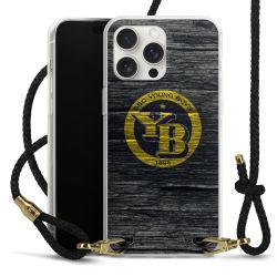 Carry Case Transparent Leather black/gold