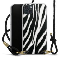 Carry Case Transparent Leather black/gold