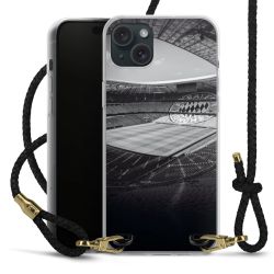 Carry Case Transparent Leather black/gold