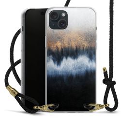 Carry Case Transparent Leather black/gold