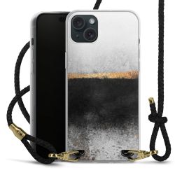 Carry Case Transparent Leather black/gold