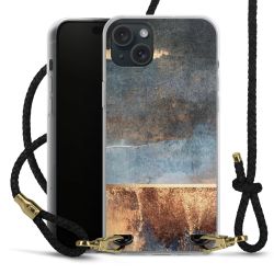 Carry Case Transparent Leather black/gold