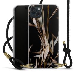 Carry Case Transparent Leather black/gold