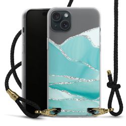 Carry Case Transparent Leather black/gold