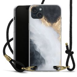 Carry Case Transparent Leather black/gold