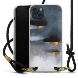 Carry Case Transparent Leather black/gold