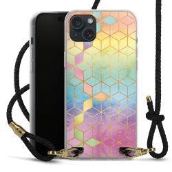 Carry Case Transparent Leather black/gold