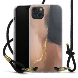 Carry Case Transparent Leather black/gold