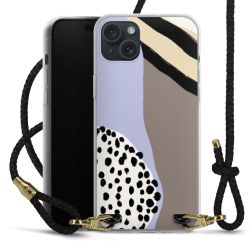 Carry Case Transparent Leather black/gold