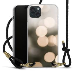 Carry Case Transparent Leather black/gold