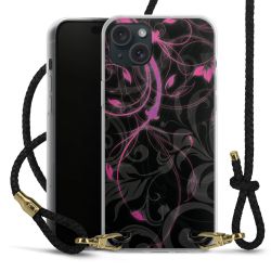 Carry Case Transparent Leather black/gold