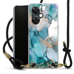 Carry Case Transparent Leather black/gold