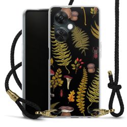 Carry Case Transparent Leather black/gold