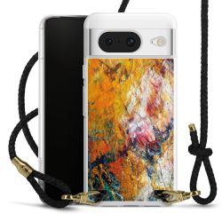 Carry Case Transparent Leather black/gold