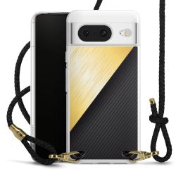 New Carry Case Transparent Leder schwarz/gold