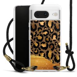 Carry Case Transparent Leather black/gold