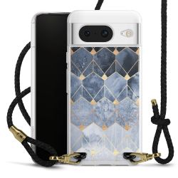 Carry Case Transparent Leather black/gold