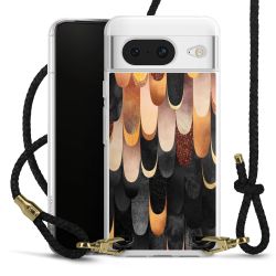 Carry Case Transparent Leather black/gold