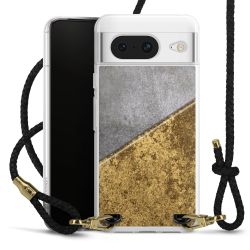 New Carry Case Transparent Leder schwarz/gold