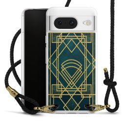 Carry Case Transparent Leather black/gold