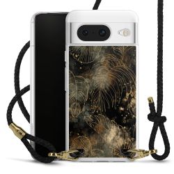 Carry Case Transparent Leather black/gold