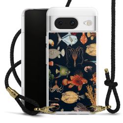 Carry Case Transparent Leather black/gold