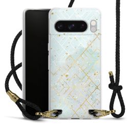 Carry Case Transparent Leather black/gold