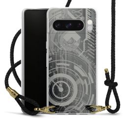 Carry Case Transparent Leather black/gold