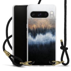 Carry Case Transparent Leather black/gold