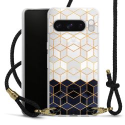 Carry Case Transparent Leather black/gold