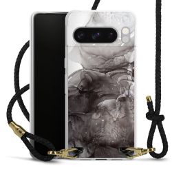 Carry Case Transparent Leather black/gold