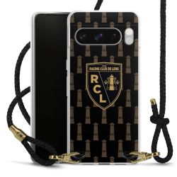 Carry Case Transparent Leather black/gold