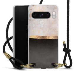 Carry Case Transparent Leather black/gold