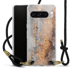 Carry Case Transparent Leather black/gold