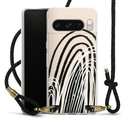 Carry Case Transparent Leather black/gold