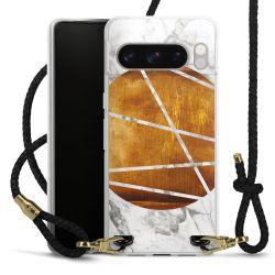 Carry Case Transparent Leather black/gold