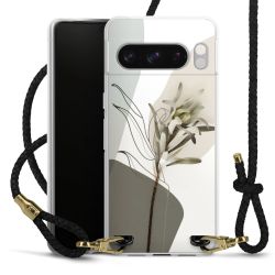 Carry Case Transparent Leather black/gold