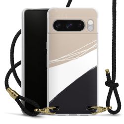 Carry Case Transparent Leather black/gold