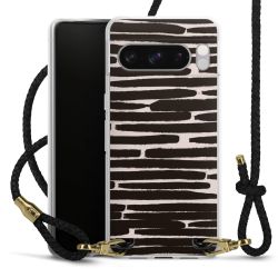 Carry Case Transparent Leather black/gold