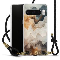 Carry Case Transparent Leather black/gold